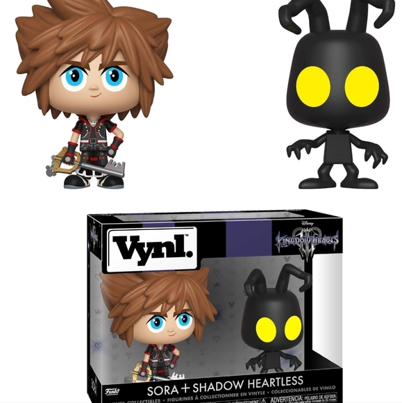 Funko Vynl. DISNEY Kingdom Hearts SORA + Shadow Heartless Collectible Figures - Picture 2 of 2